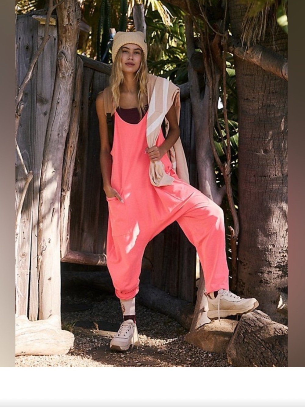 FP MOVEMENT BY FREE PEOPLE HOT SHOT ONESIE, HOT WATERMELON, SIZE S NWT